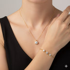 Diatoms Simple Necklace Bracelet Combo