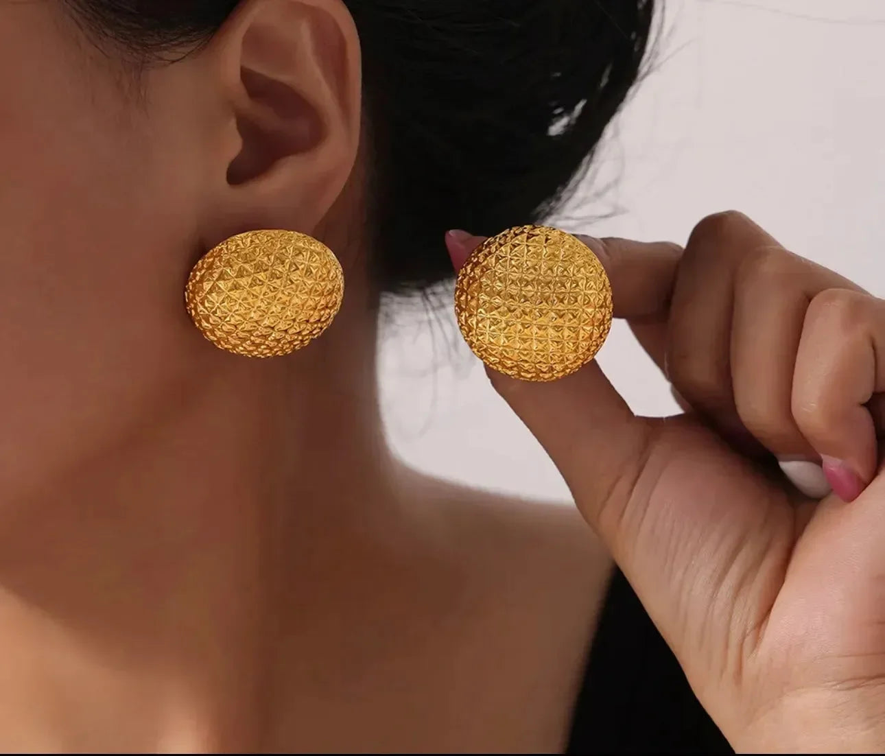 Luxury Ear Studs - Diatoms