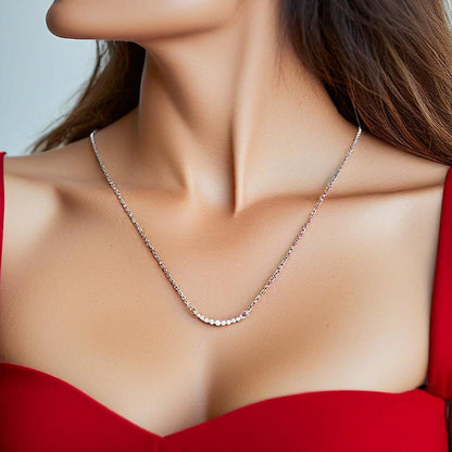 Luxe Sparkle Diamond Necklace