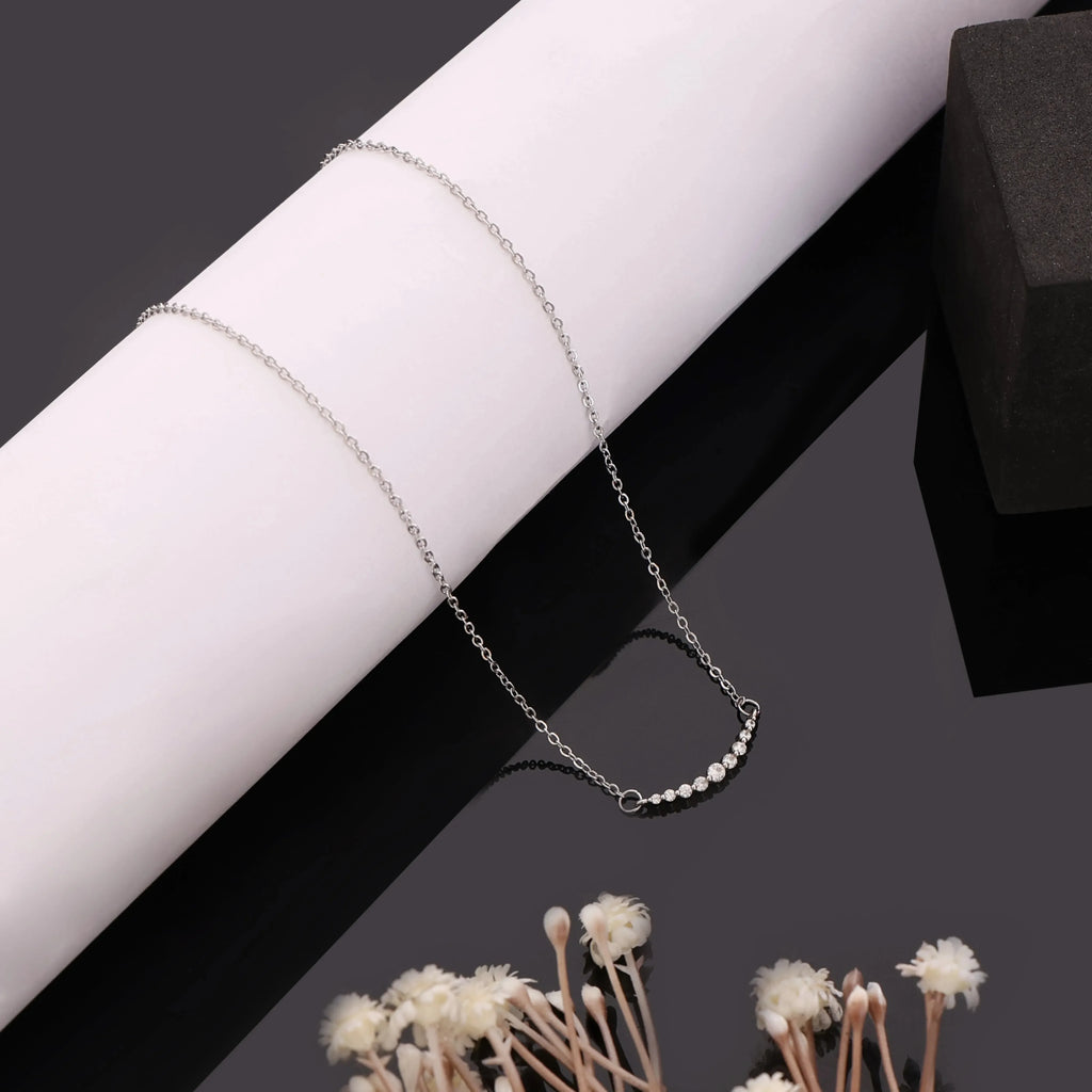 Luxe Sparkle Diamond Necklace - Diatoms
