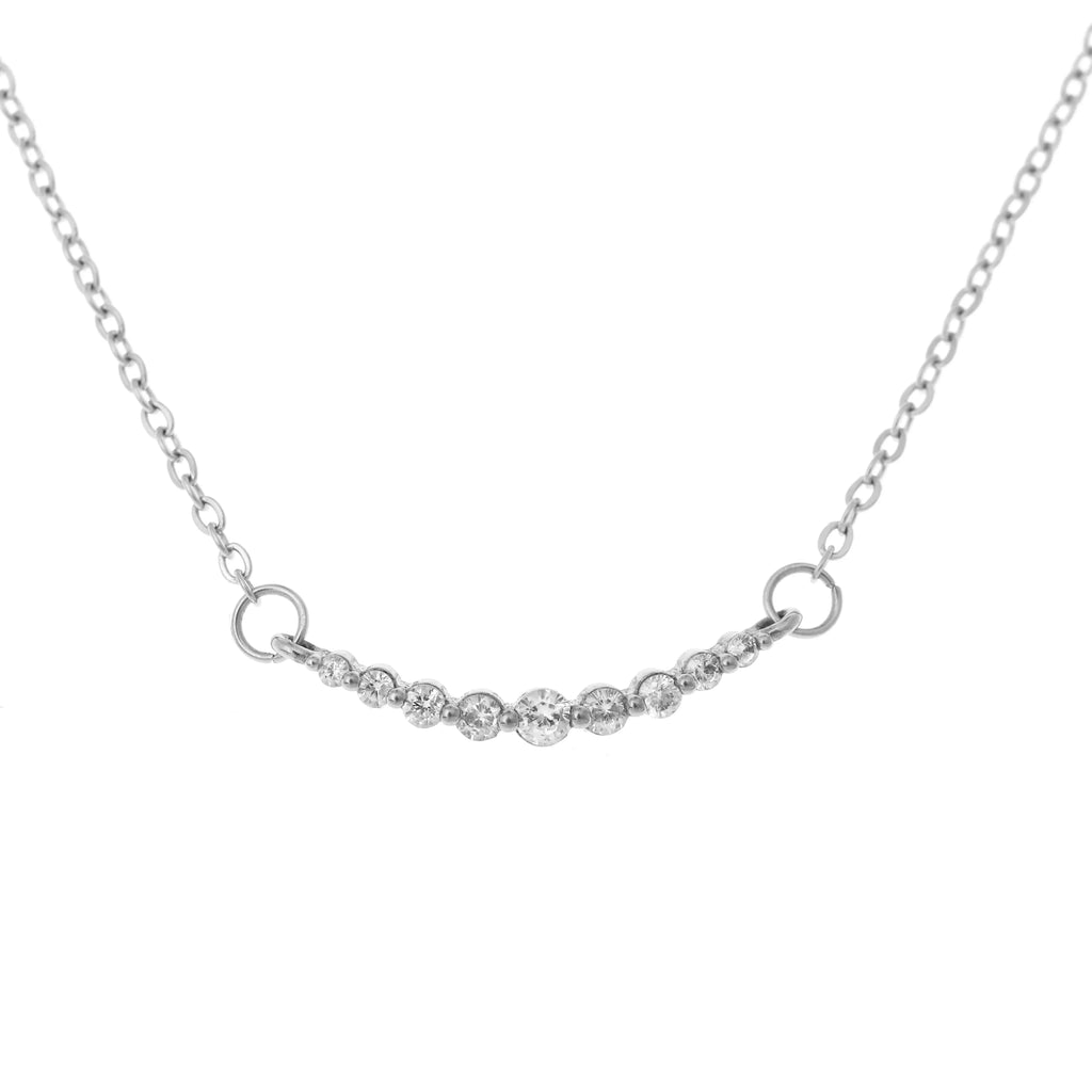 Luxe Sparkle Diamond Necklace - Diatoms