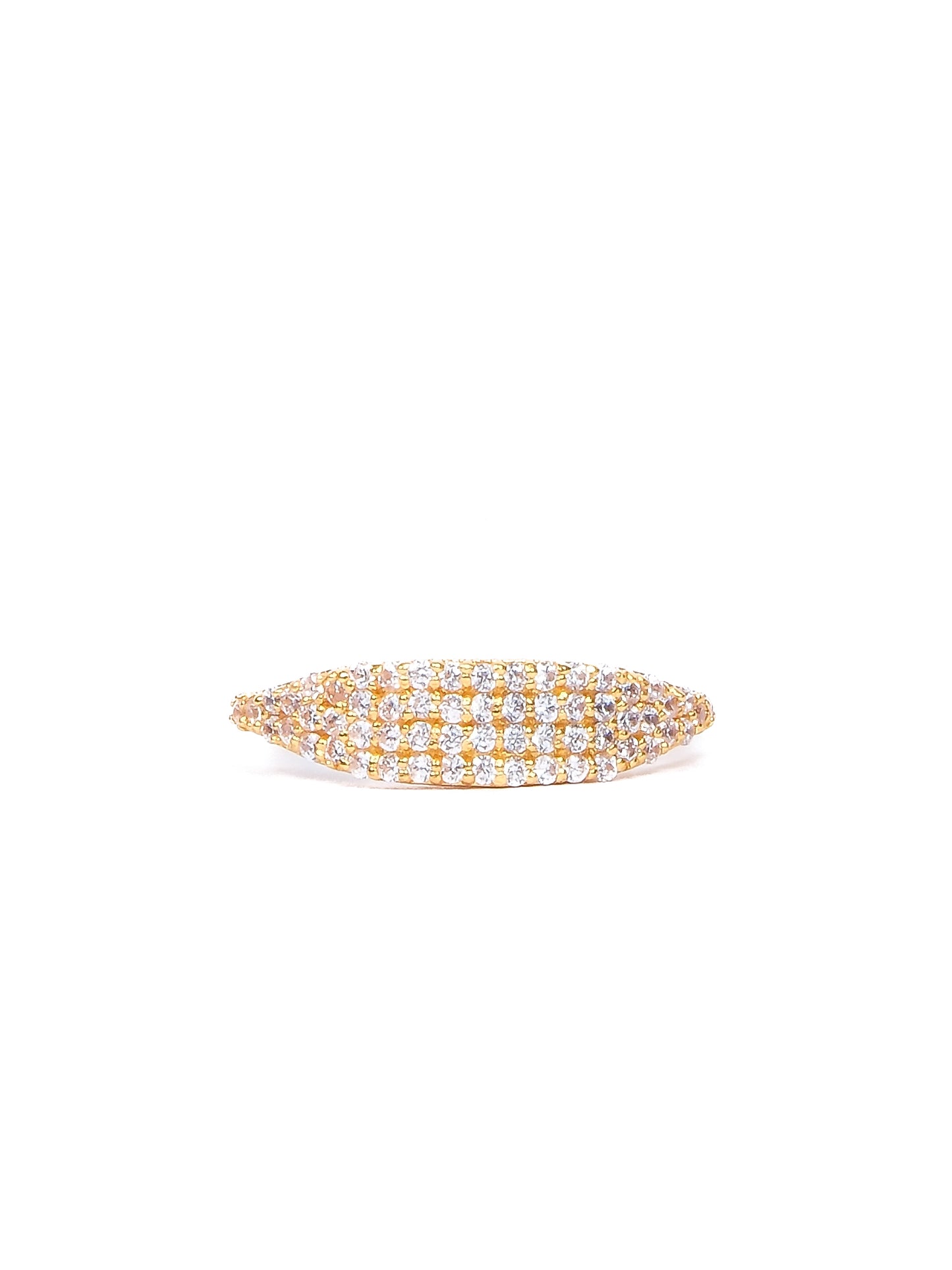 Shimmering Gold Diamond Ring