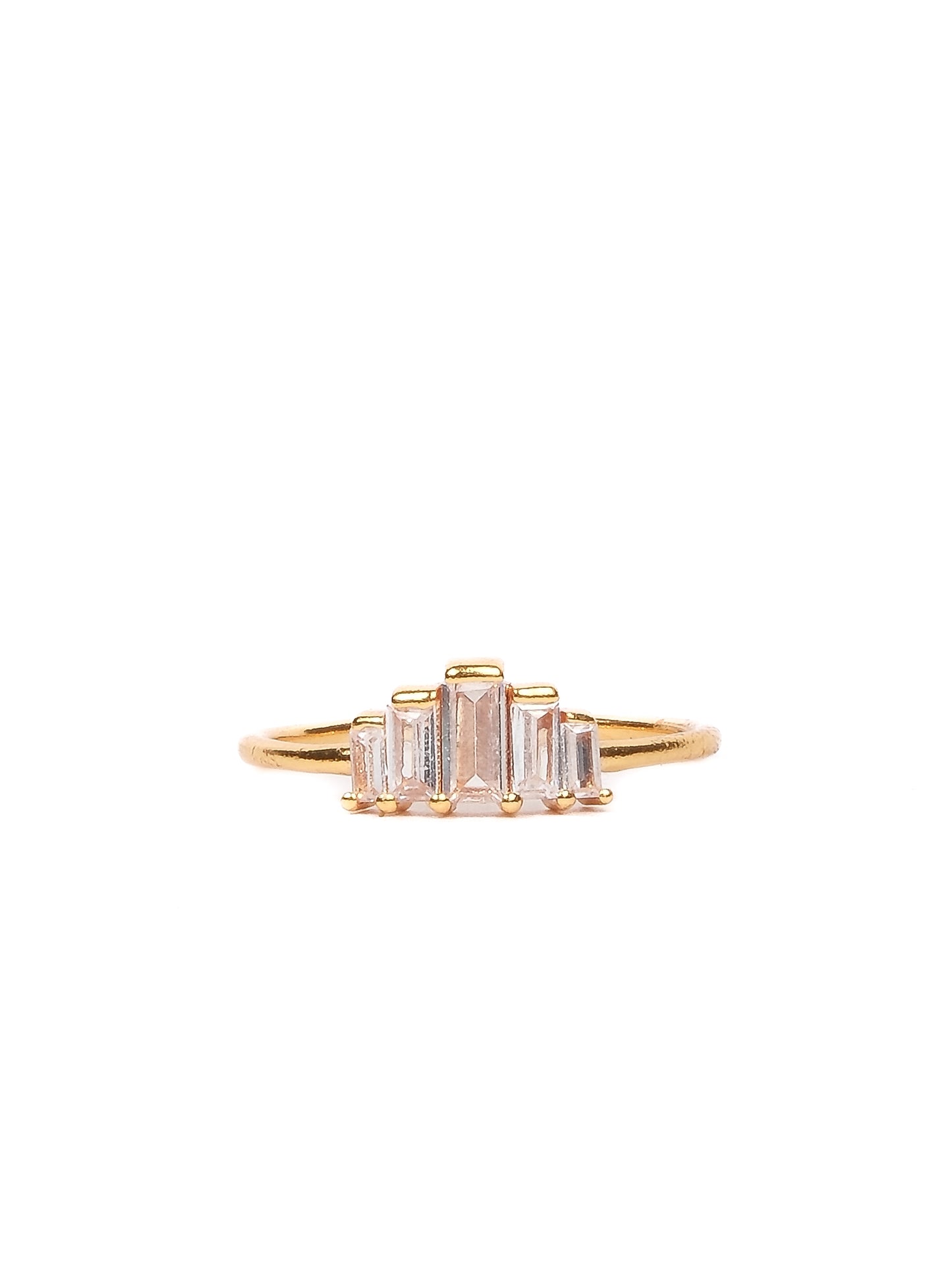 Five Baguette Diamond Ring