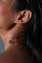 Exquisite Diamond Chain Earrings - Diatoms