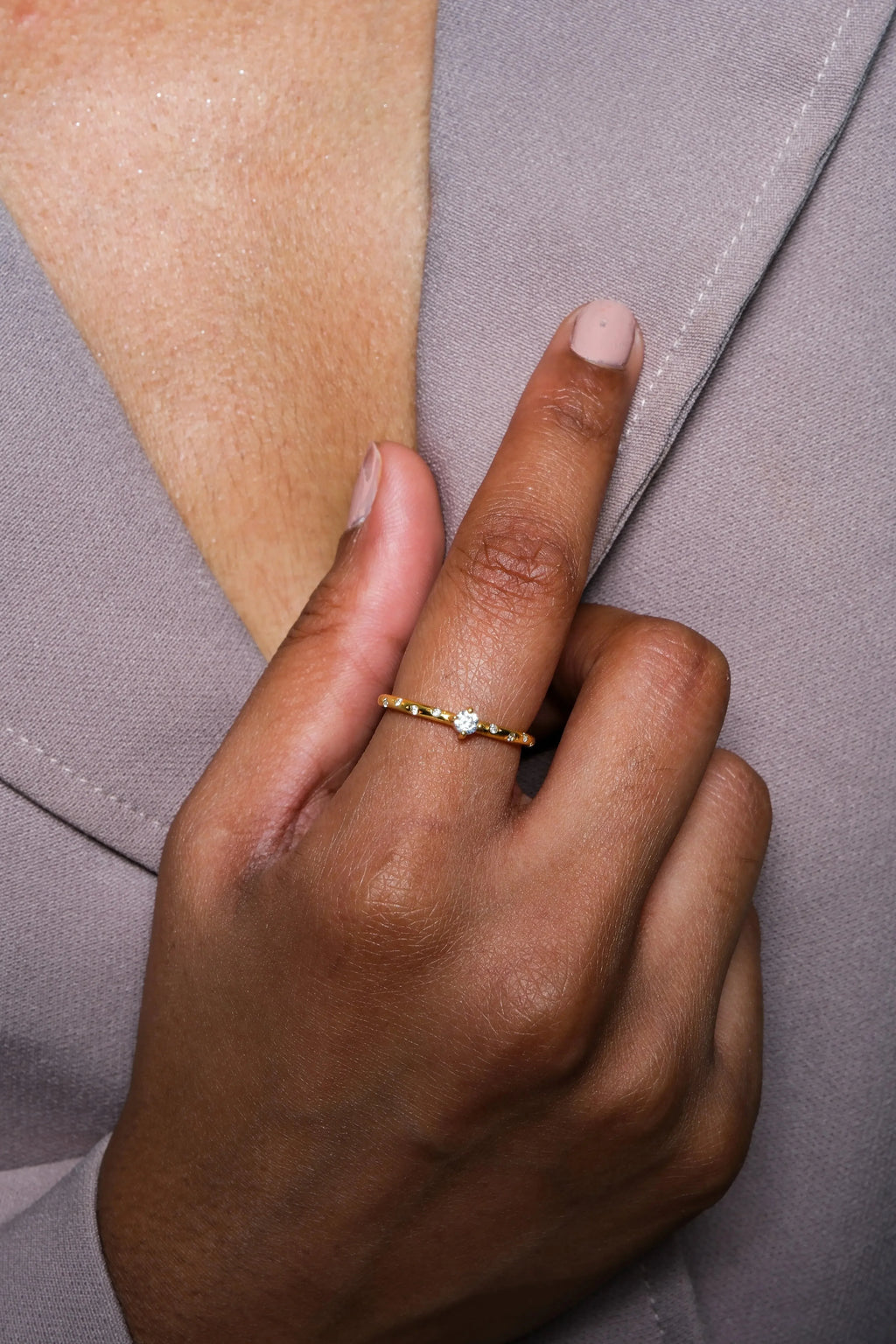 Radiant Majesty Ring - Diatoms