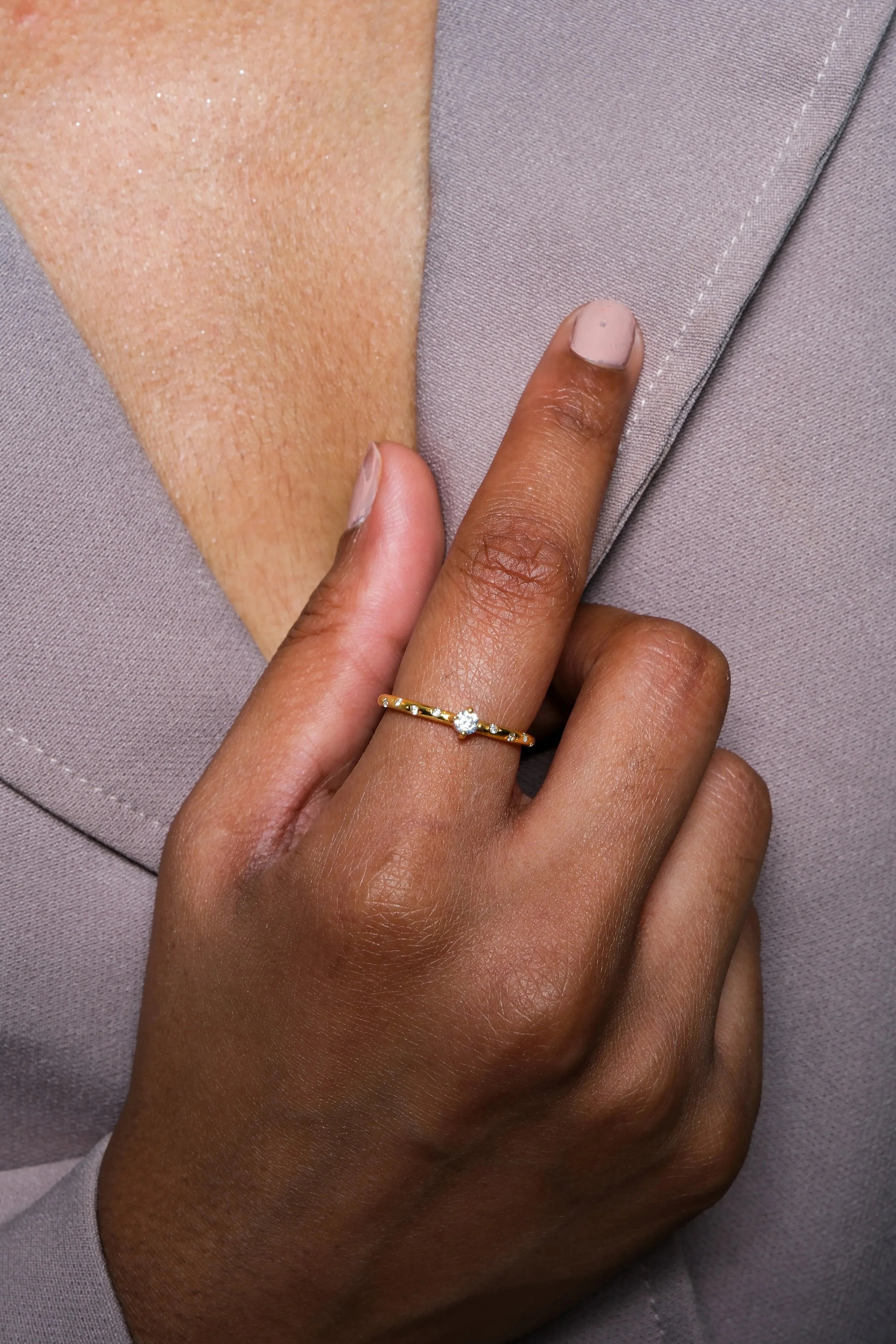 Radiant Majesty Ring - Diatoms