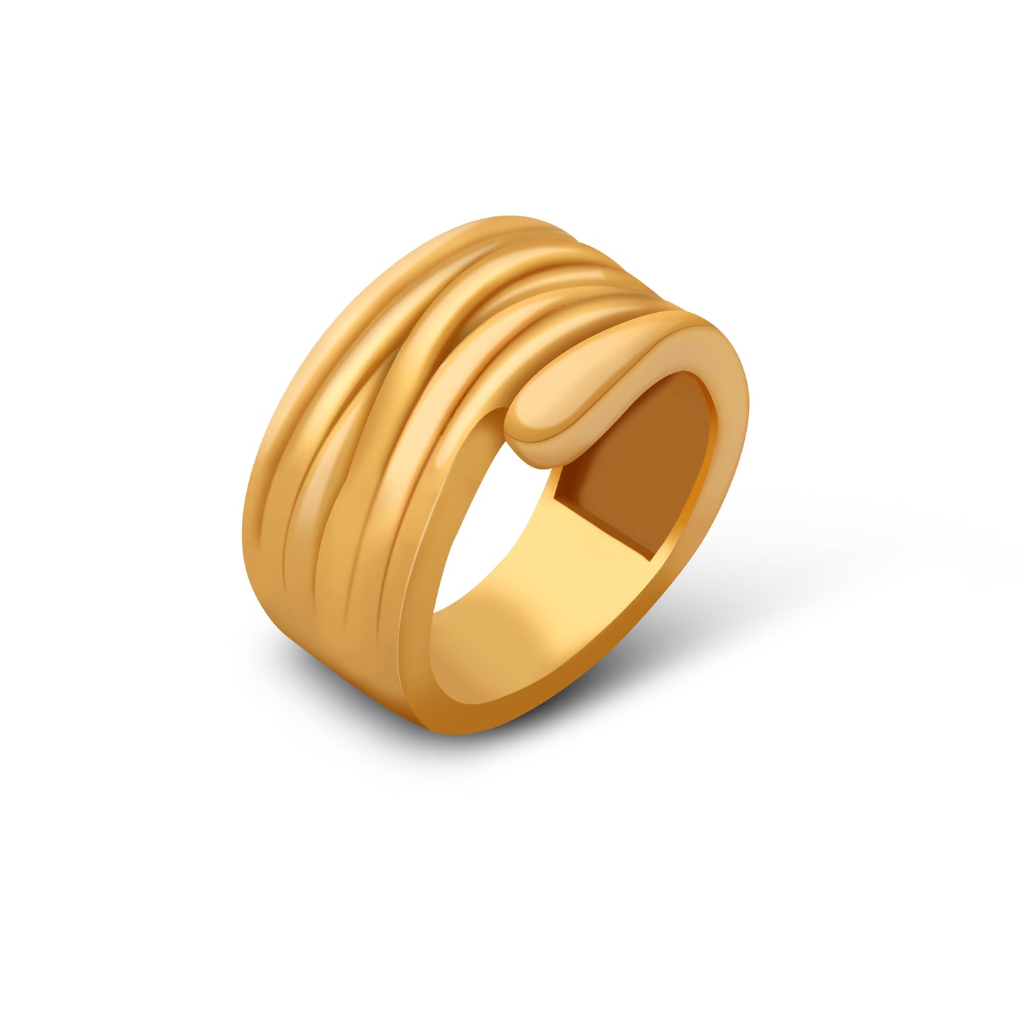 Luxe Gold Wrap Ring