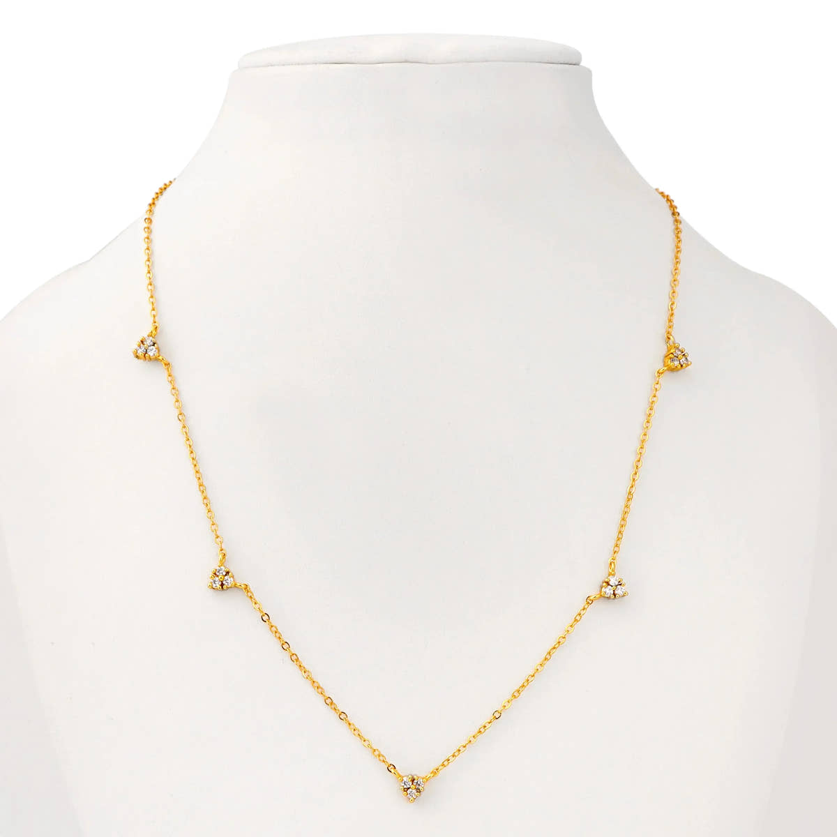 Luxe 5 Diamond Necklace - Diatoms