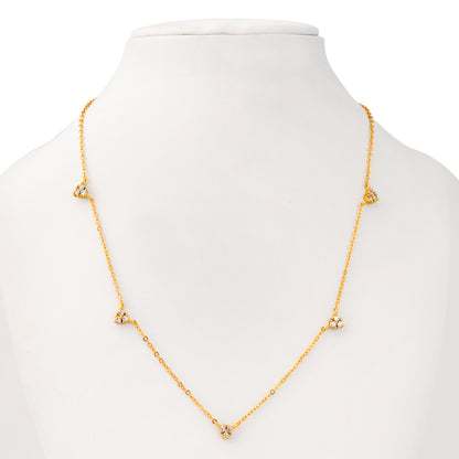 Luxe 5 Diamond Necklace