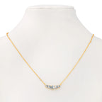Luxe Five Diamond Necklace - Diatoms