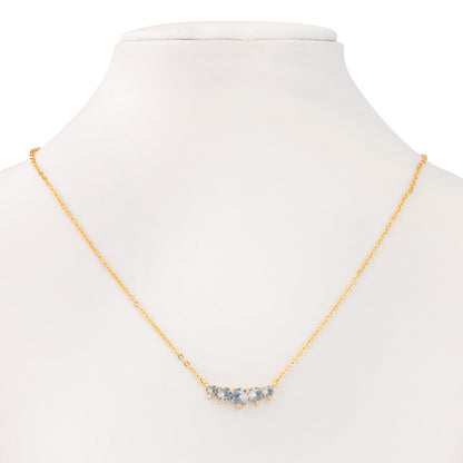 Luxe Five Diamond Necklace