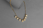 Luxe 7 Diamond Gold Necklace - Diatoms