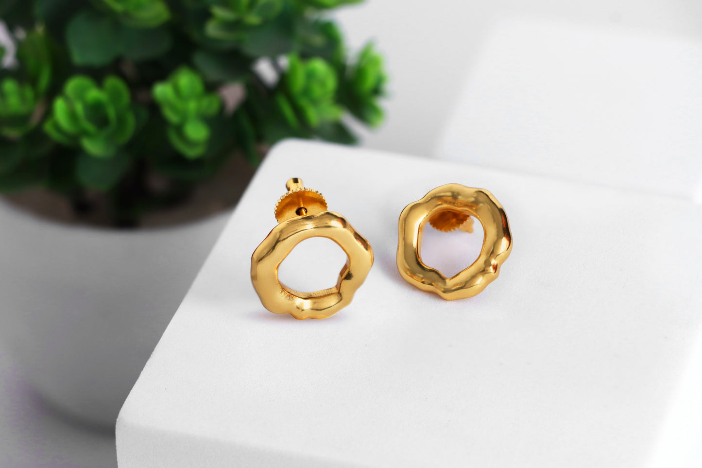 Luxe Graceful Gold Earrings