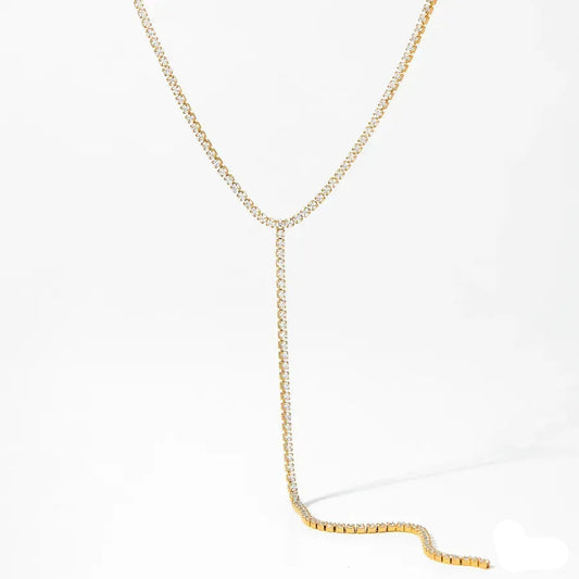 Modern Style Artistic Geometric Gold Plated Earrings Necklace - Diatoms
