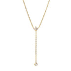 Dream Lariat Diamond Necklace - Diatoms