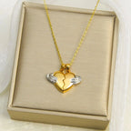 Diatoms Valentine Gesture Heart Shape Pendant - Diatoms