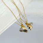 Diatoms Valentine Gesture Heart Shape Pendant - Diatoms