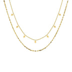 Opulent Aura Gold Chain Necklace - Diatoms