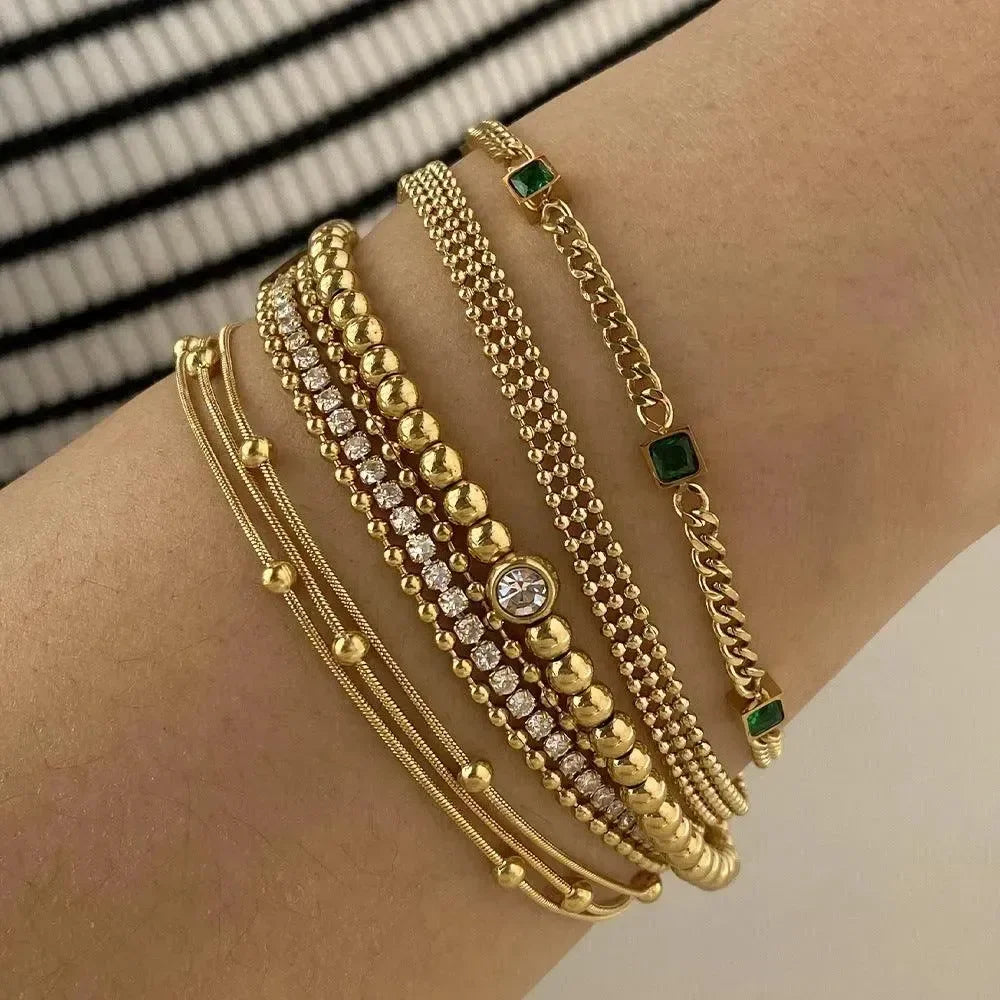 Bali Bliss Beaded Bracelets - Diatoms