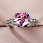 Classic Heart Shaped Rings - Diatoms