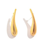 Luxy Long Teardrop Earrings - Diatoms