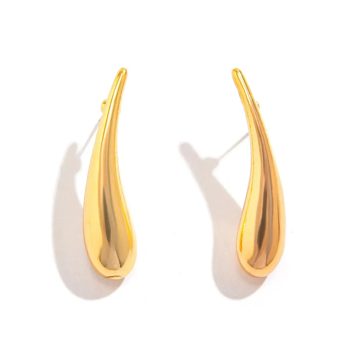 Luxy Long Teardrop Earrings - Diatoms