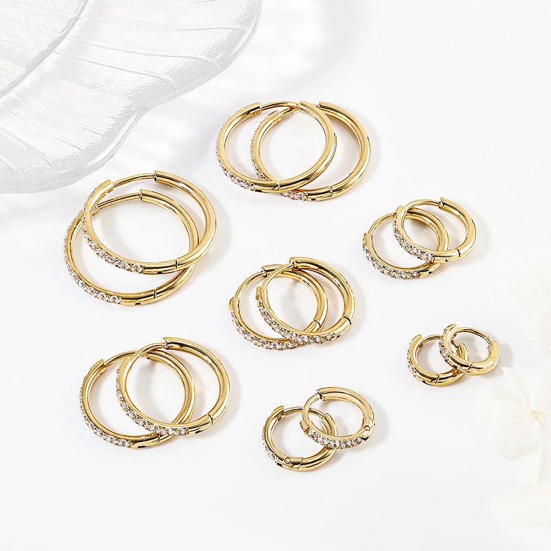 Timeless Polished Perfection Hoop Earrings