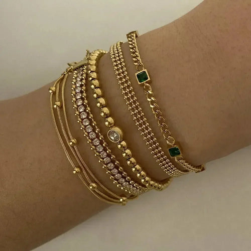 Bliss Chain Bracelets - Diatoms