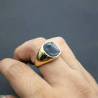 Diatoms Hip-Hop Men Rings - Diatoms