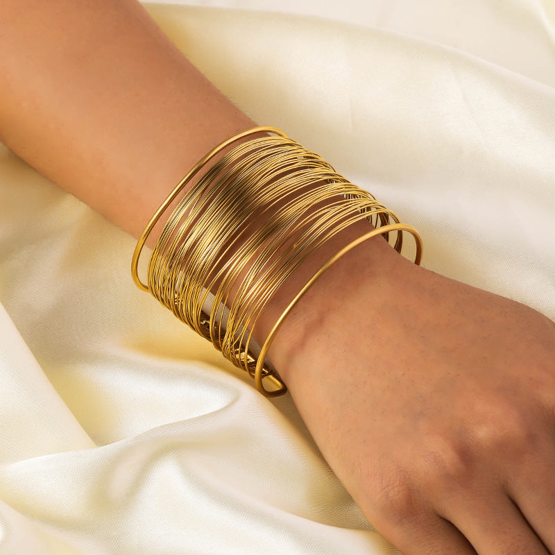 Luxy French Cuff Bracelets