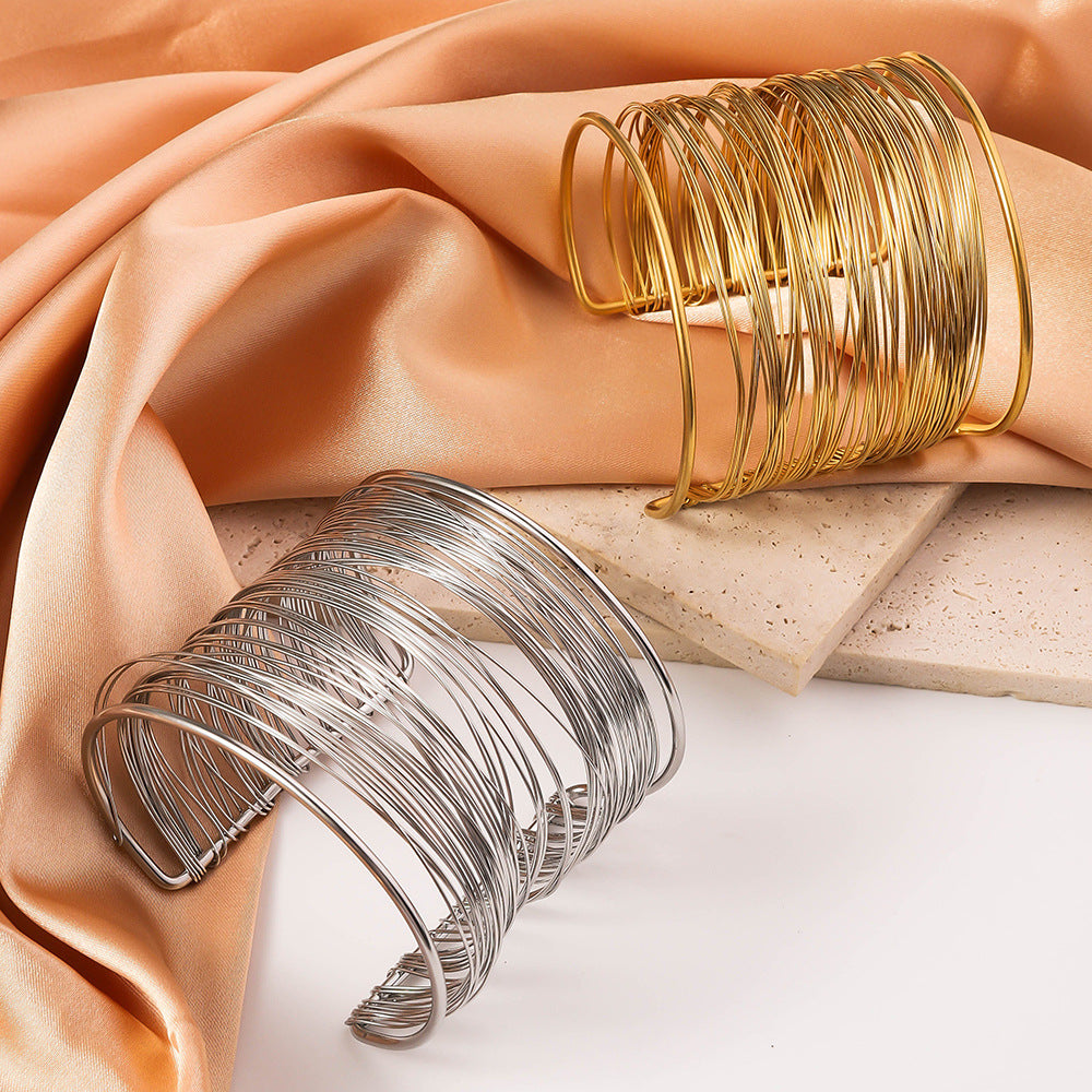 Luxy French Cuff Bracelets