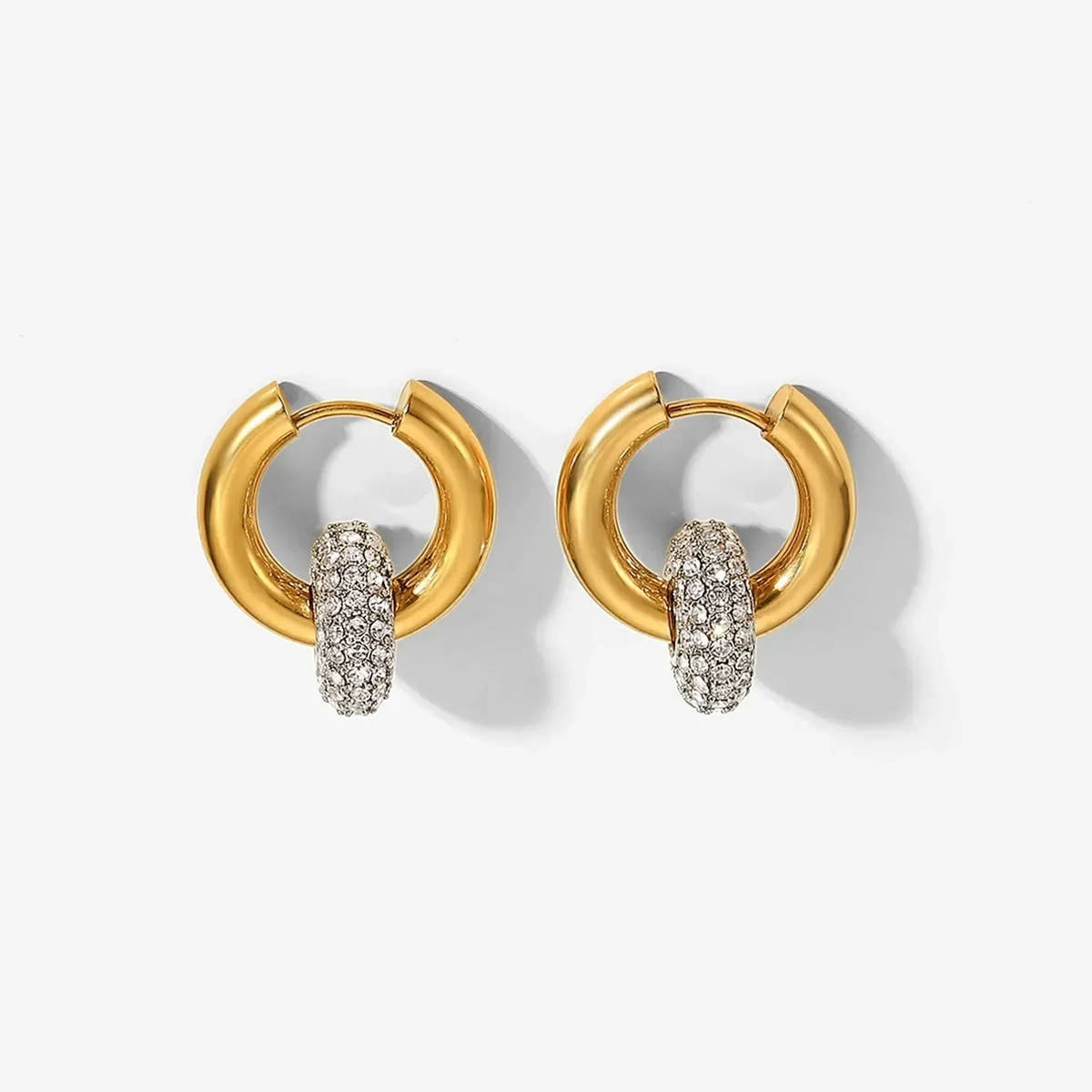 Angel Hoops Earrings - Diatoms