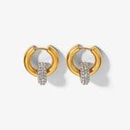 Angel Hoops Earrings - Diatoms