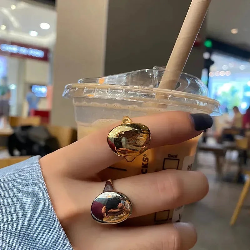 Minimalist Trendy Adjustable Rings - Diatoms