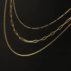 Charming Three Layered Necklace - Diatoms