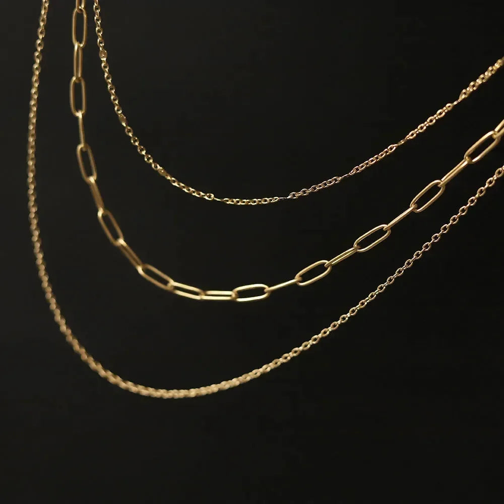 Charming Three Layered Necklace - Diatoms