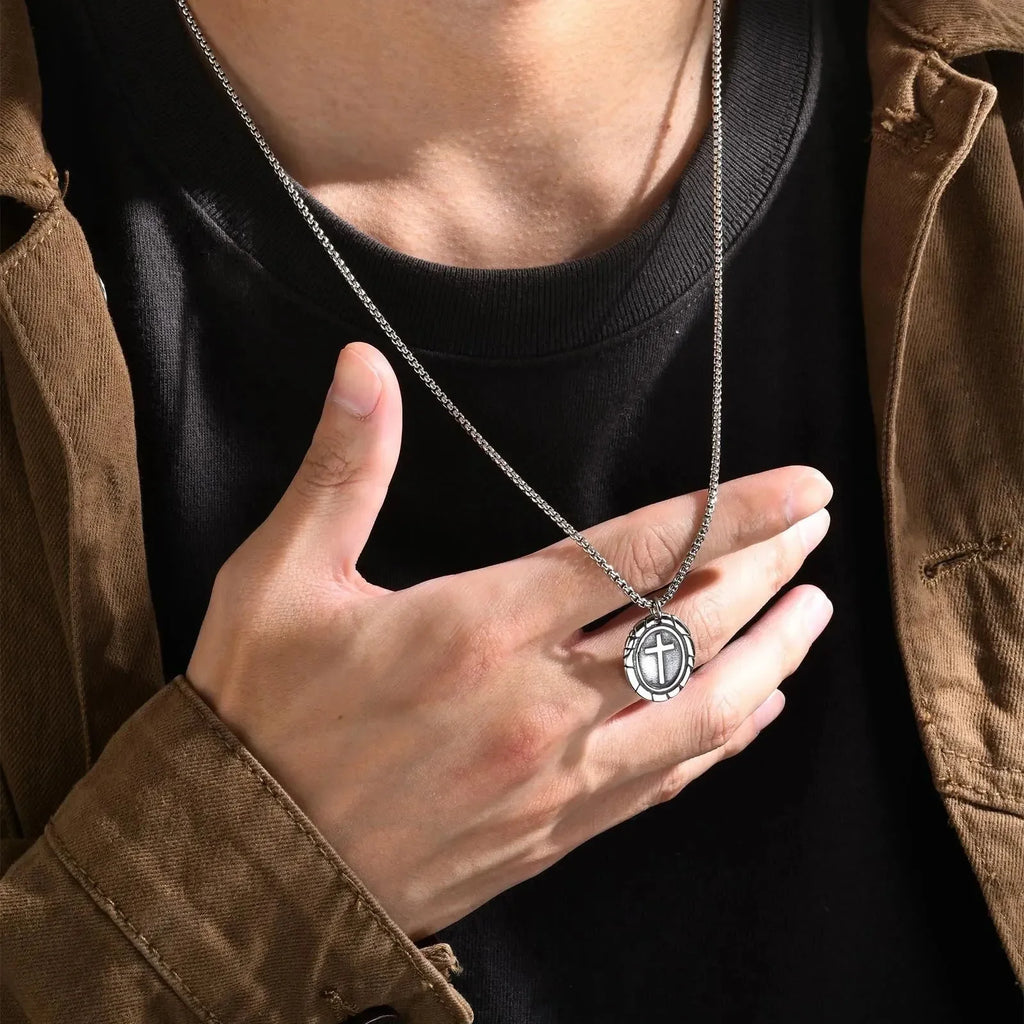 Diatoms Classic Cross Pendant - Diatoms