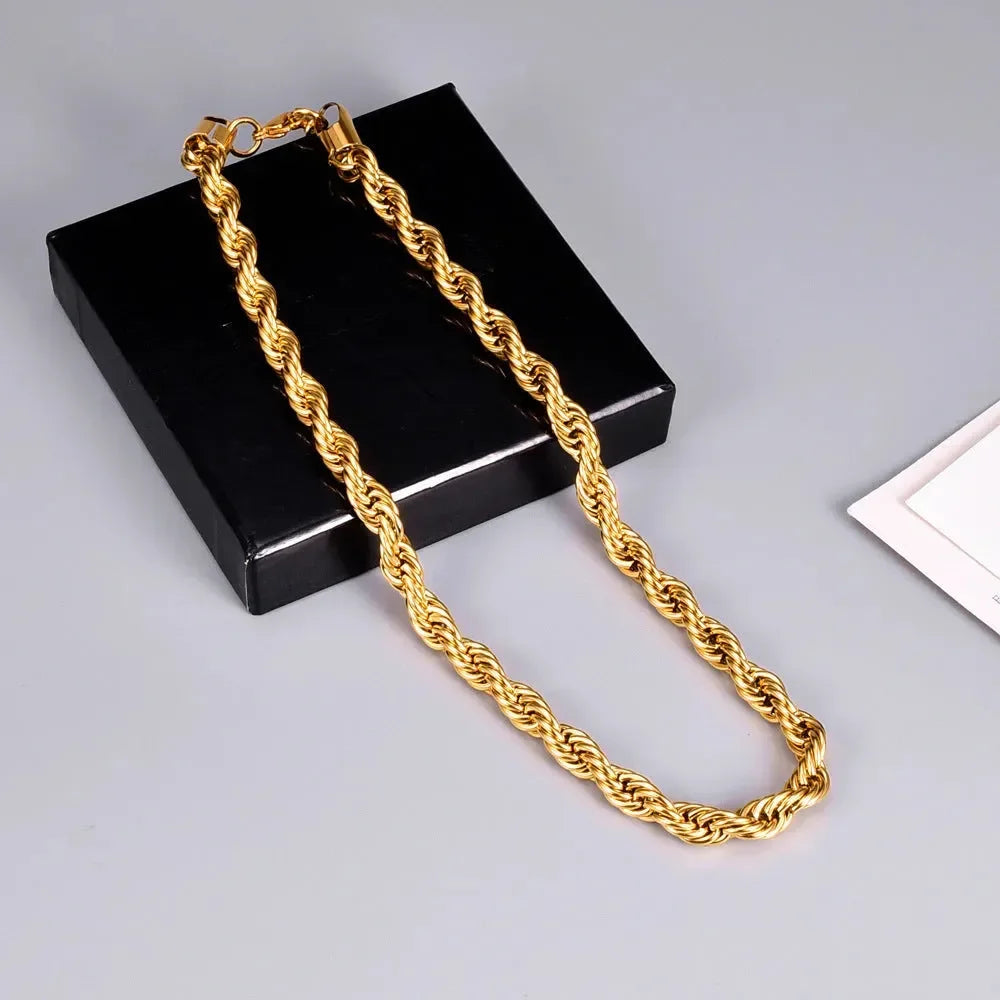 Bling Buzz Twisted Chain Necklace - Diatoms