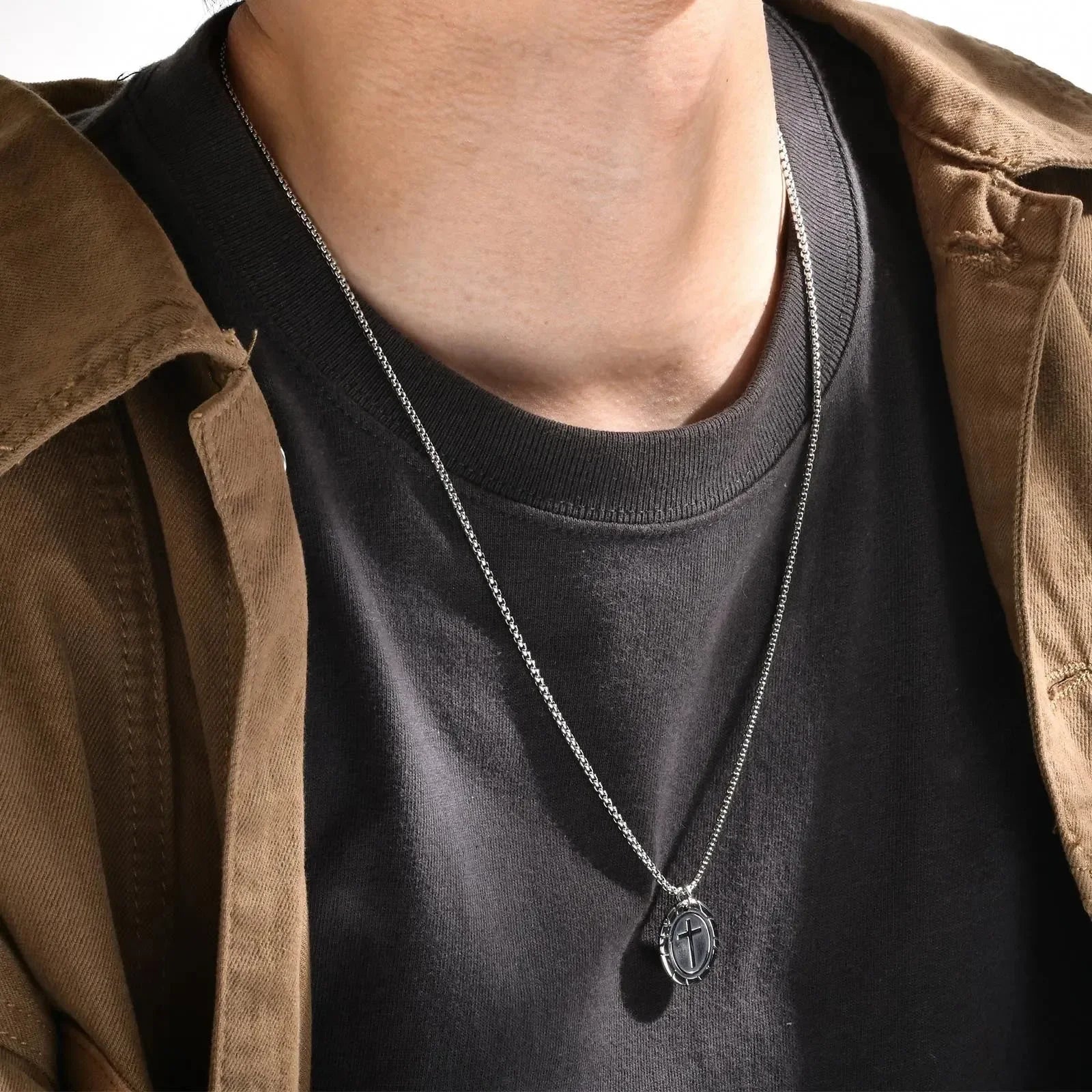 Diatoms Classic Cross Pendant - Diatoms