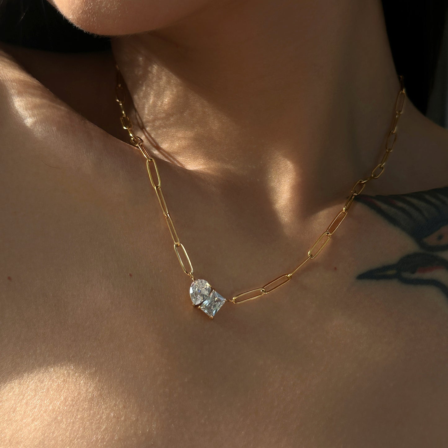 Luxe Diamond Affection Necklace