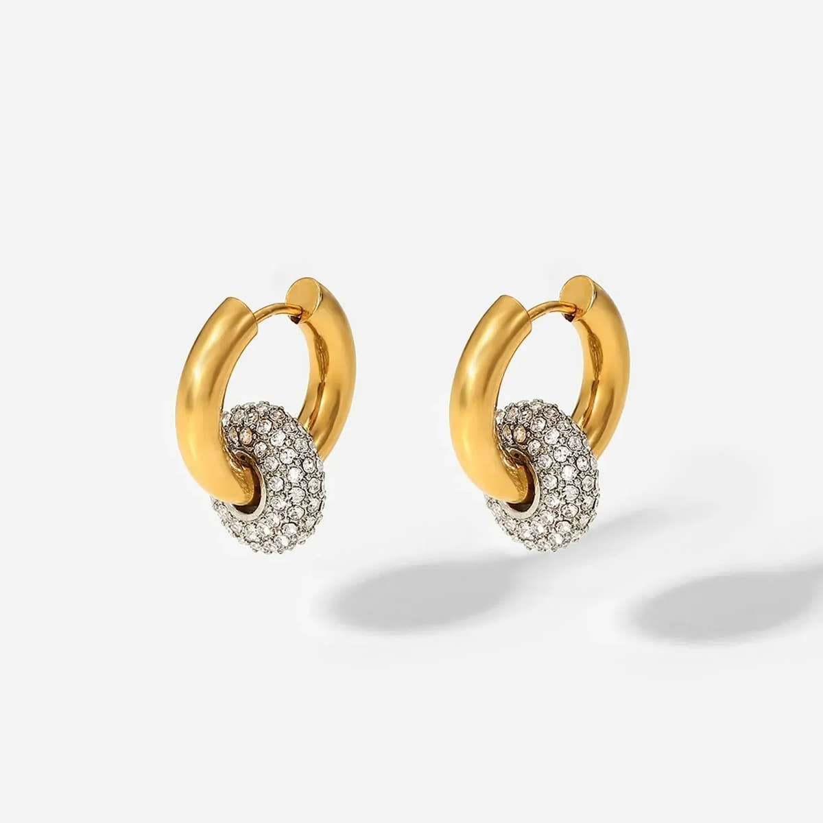 Angel Hoops Earrings - Diatoms
