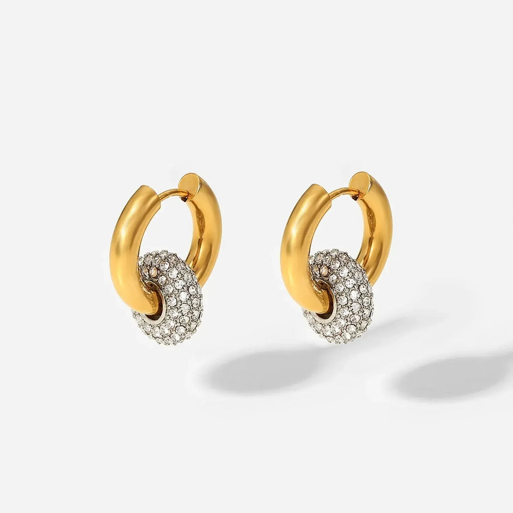Angel Hoops Earrings - Diatoms