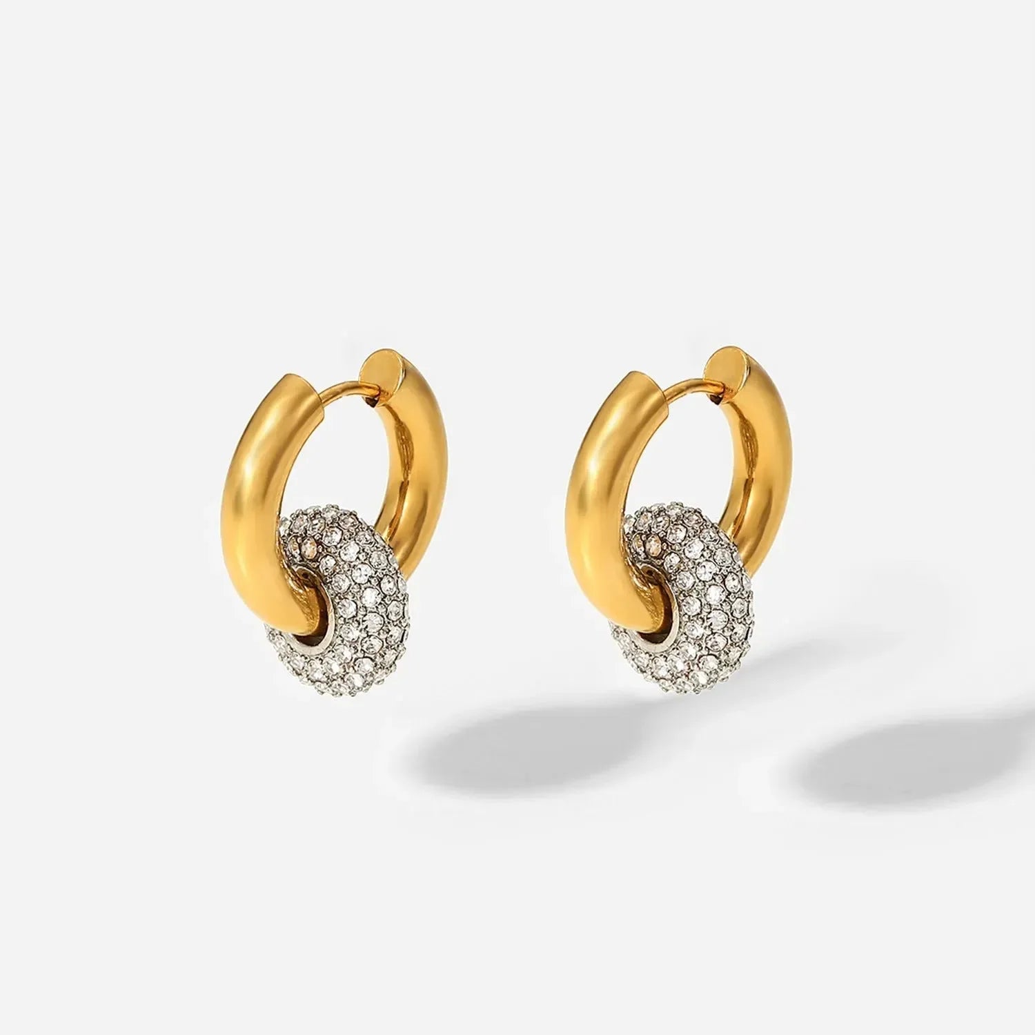 Angel Hoops Earrings - Diatoms