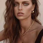 Bling Buzz Twisted Chain Necklace - Diatoms