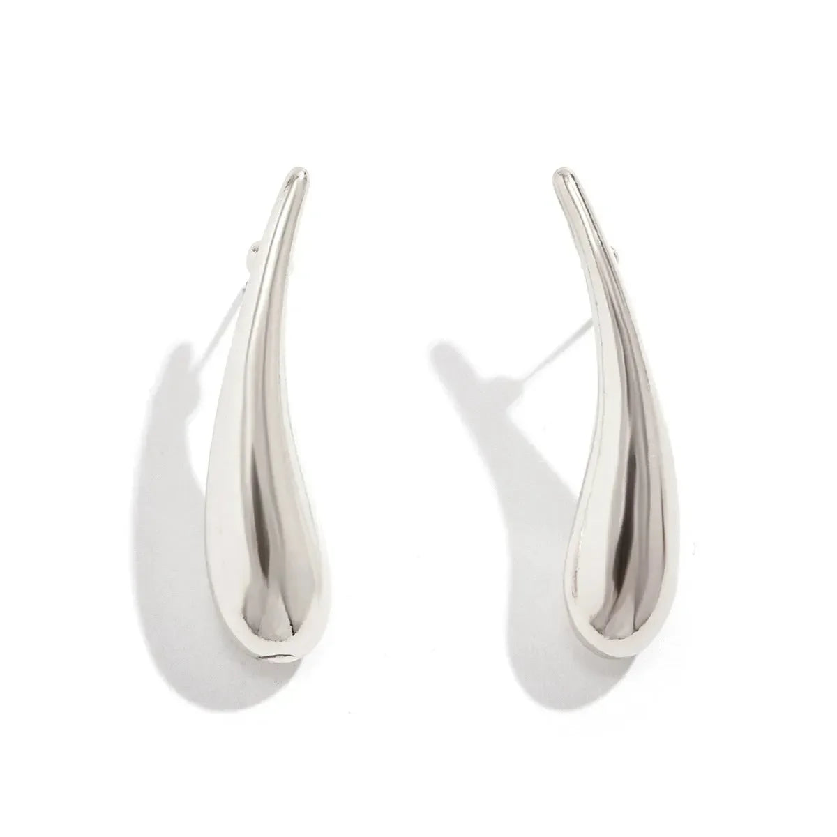 Luxy Long Teardrop Earrings - Diatoms