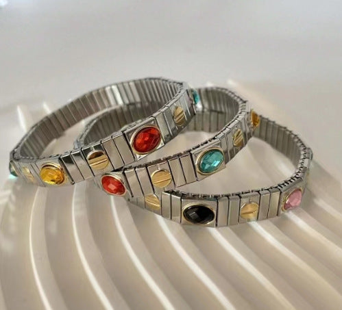 Classic Retro Multicolour Geometric Bracelets