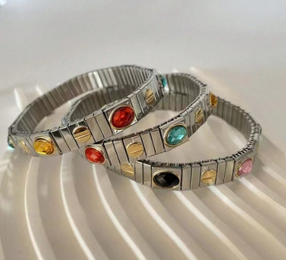 Classic Retro Multicolour Geometric Bracelets