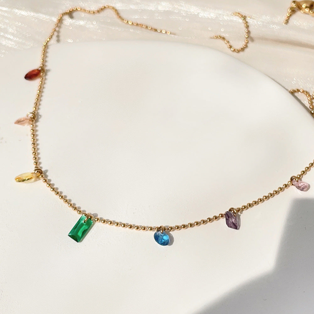 Luxy Rainbow Charming Necklace