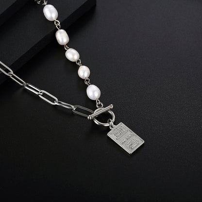 Diatoms Ins Style Polishing Pearl Pendant