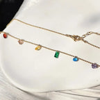 Luxy Rainbow Charming Necklace - Diatoms